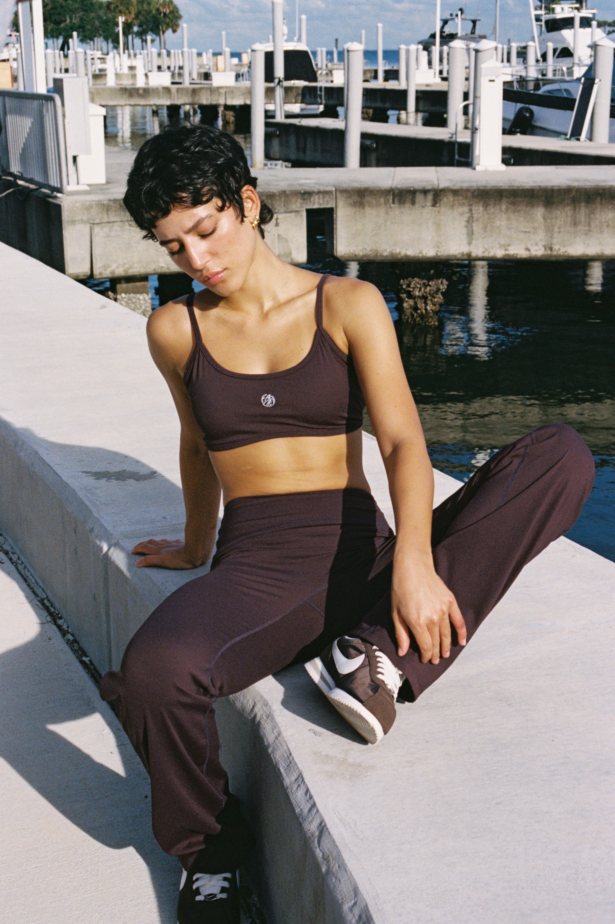 FALA Flare Legging – Merlot
