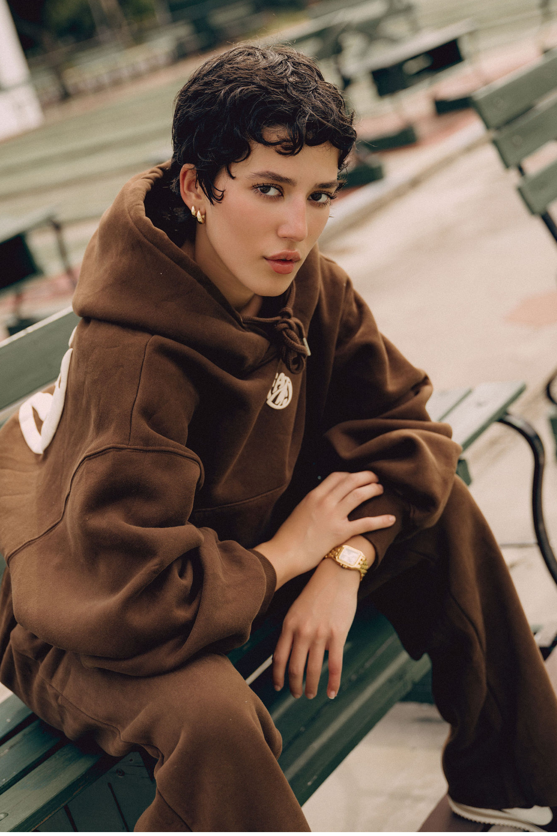 FALA Heavy Crop Hoodie – Cocoa
