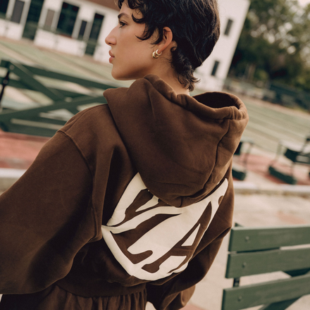 FALA Heavy Crop Hoodie – Cocoa
