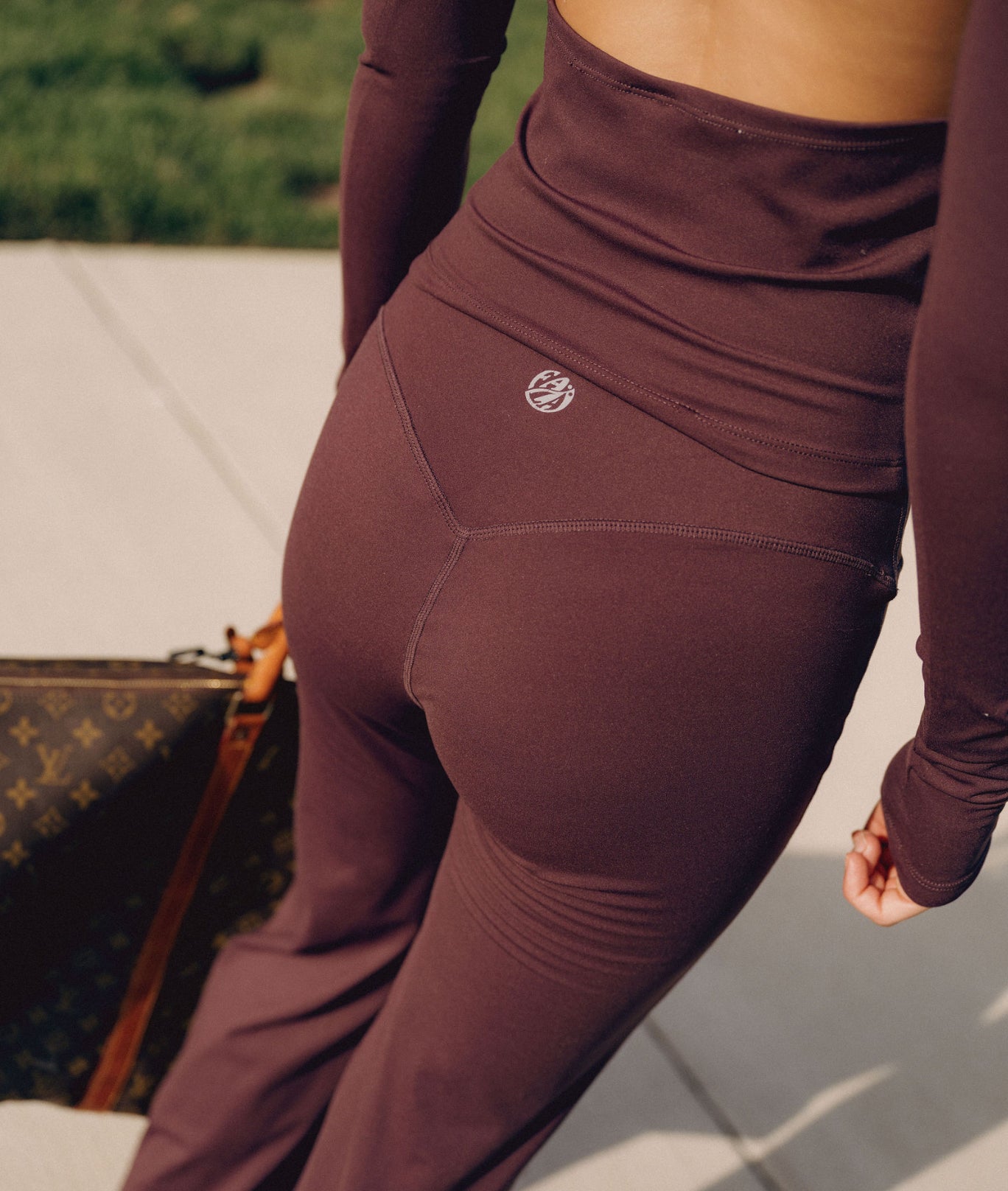 FALA Flare Legging – Merlot