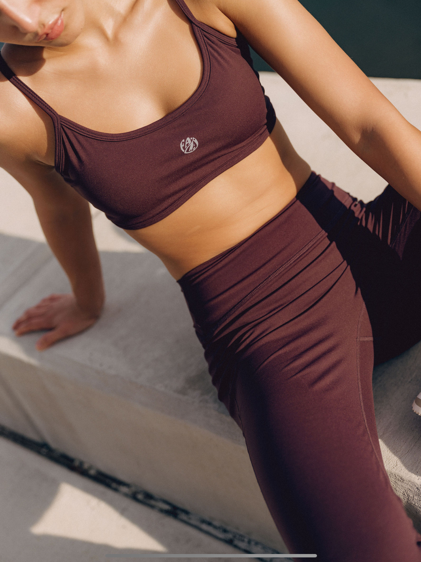FALA Core Bra – Merlot