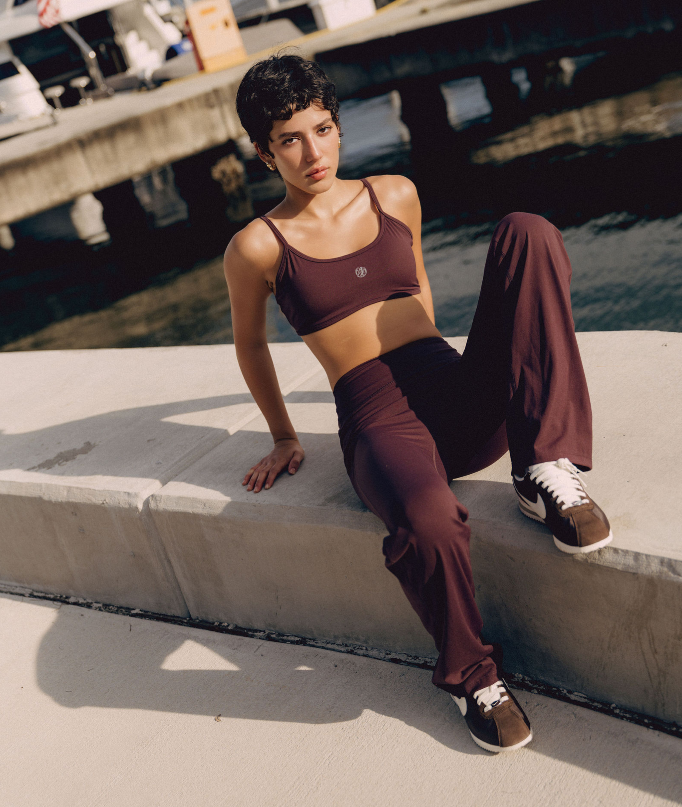 FALA Core Bra – Merlot