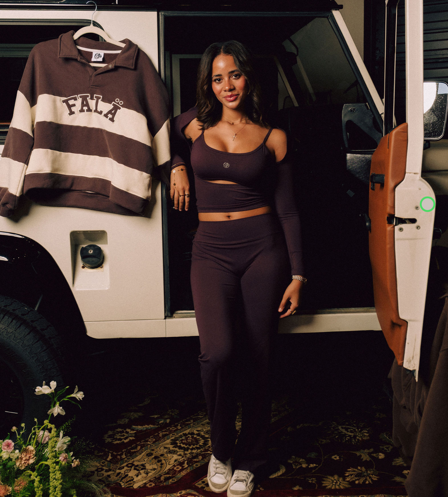 FALA Flare Legging – Merlot