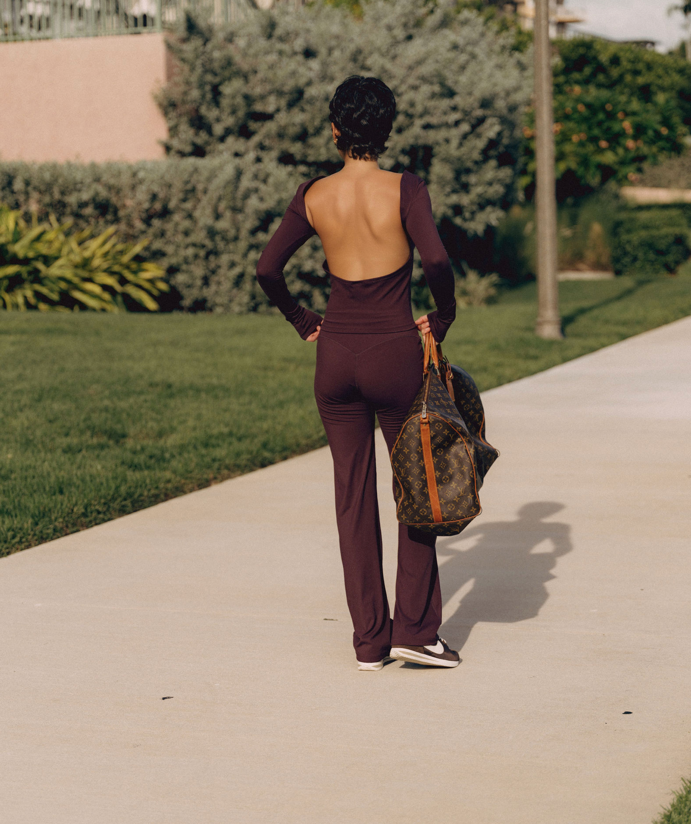 FALA Flare Legging – Merlot