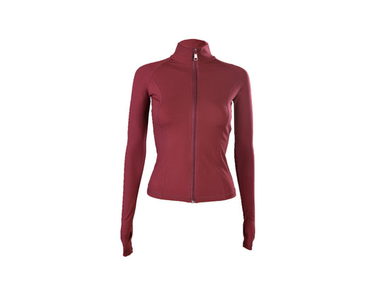 WINE RED FITTED SPORT JACKET